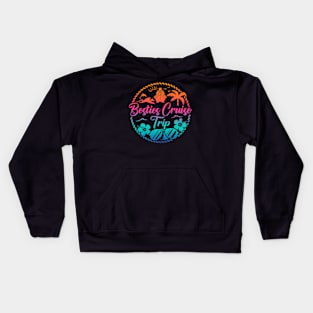 Besties Cruise Trip Summer Kids Hoodie